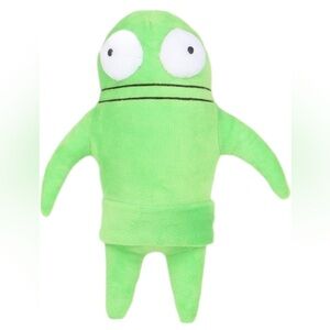 Green Plush Alien Toy for Kids
